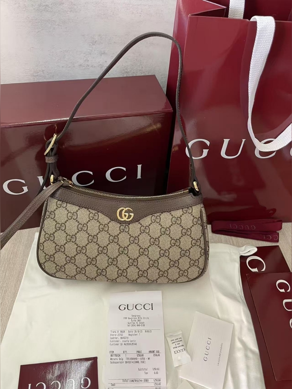 Gucci Ophidia small shoulder bag